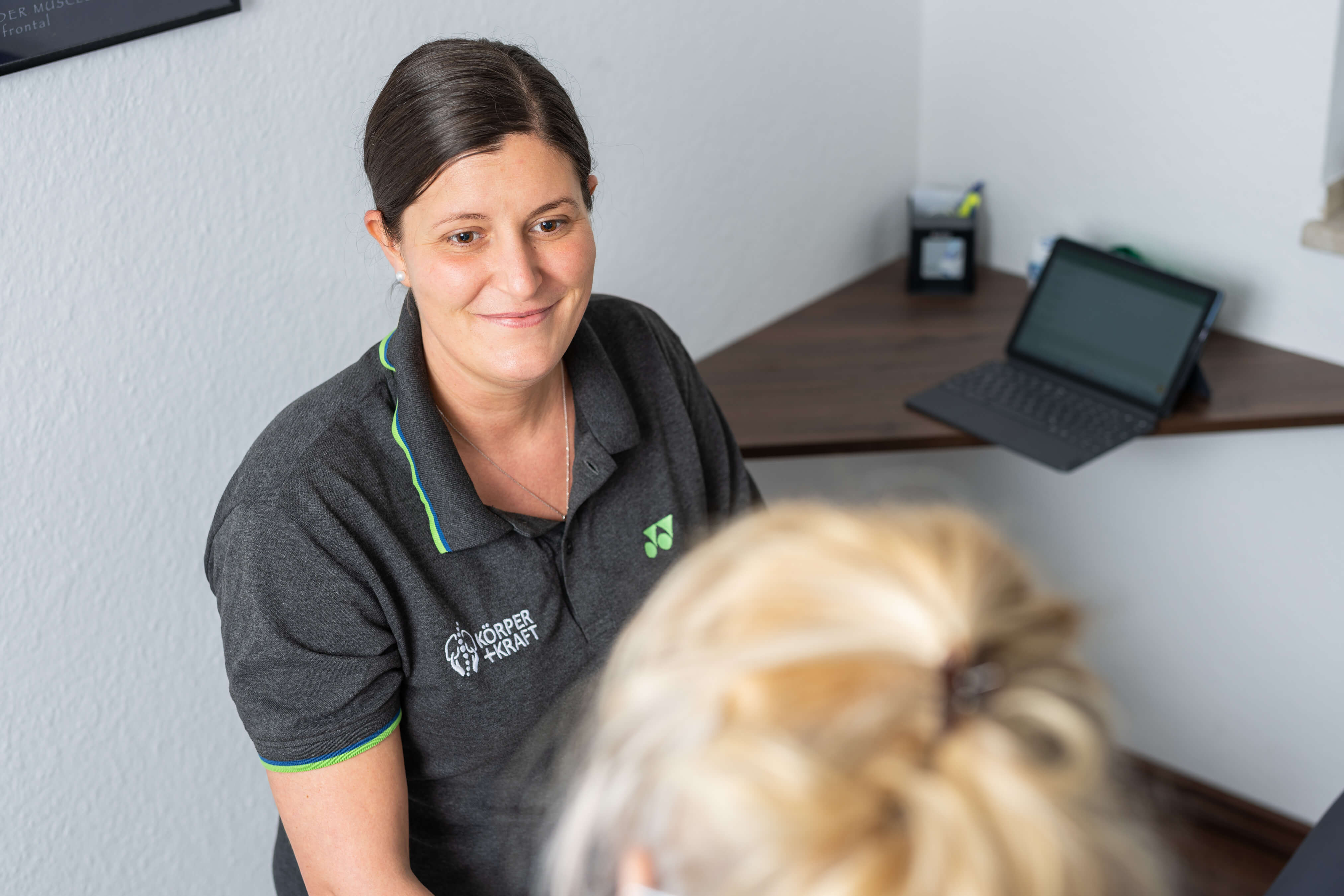 Köperkraft: Jeannine Cicognini, Physiotheapeutin und Inhaberin.